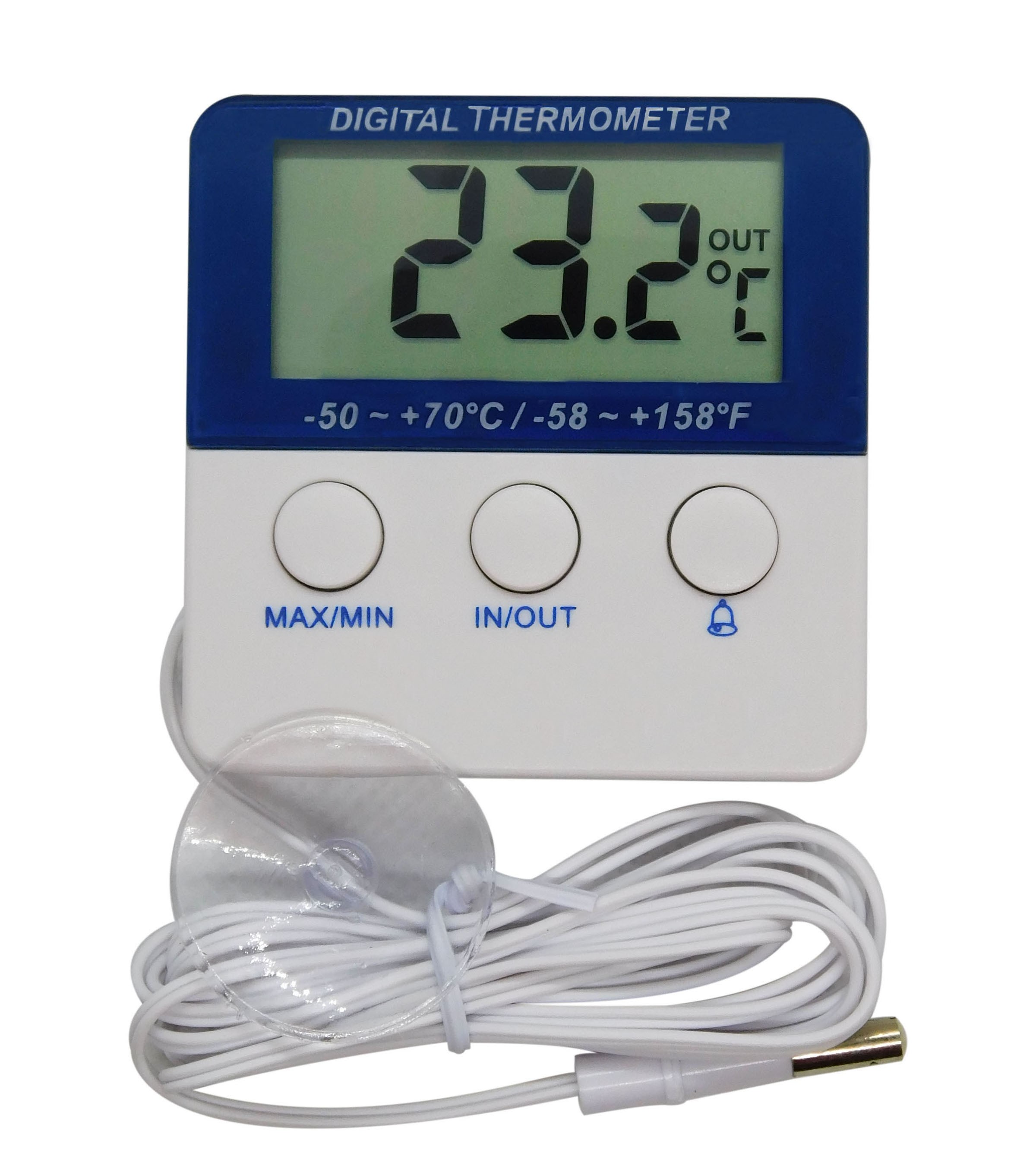 Termómetro digital con alarma para nevera - Tecnomedica